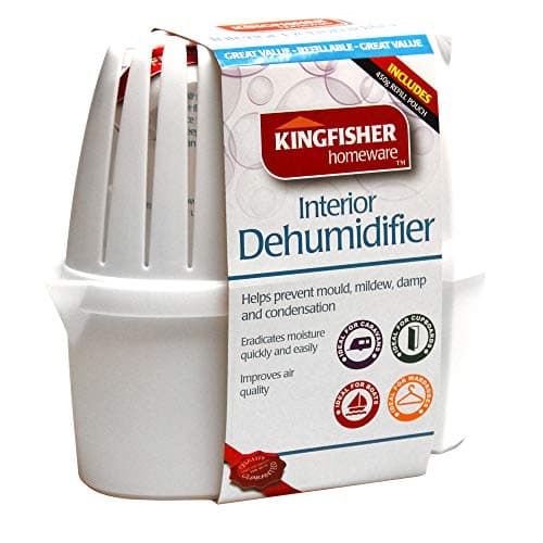 Image of Kingfisher DHS2 Refillable Dehumidifier, Transparent, One Size