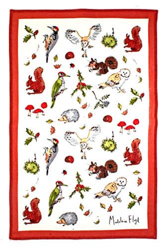 Image of Ulster Weavers Madeleine Floyd Woodland Linen Tea Towel