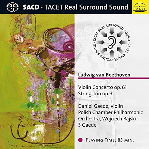 Image of Ludwig Van Beethoven. Violin Concerto Op. 61. String Trio Op - SACD (Super Audio CD) [4009850024644]