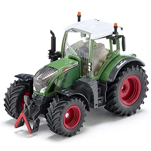 Image of siku 3285, Fendt 724 Vario Tractor, 1:32, Metal,Plastic, Green, Ackermann steering and hitches