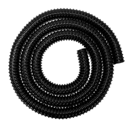 Image of Smooth Bore Dust Suction Hose Corrugated Extraction Pipe 25mm(1") Connectors Clips for Garden Irrigation Pond Industrial (2m Corrugated Pipe - 25mm (1"))