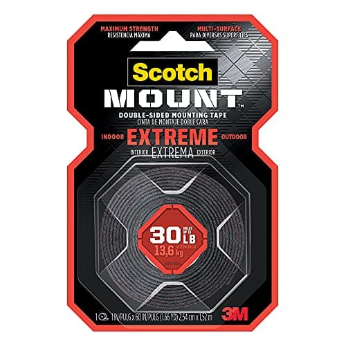 Image of 3M Scotch 414/DC Extremely Strong Mounting Tape: 1 in. x 60 in. (Black)