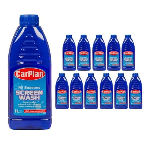 Image of CarPlan SWA001 All Season Concentrated Car Screenwash 1L Litre x12