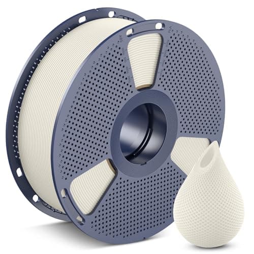 Image of SUNLU PETG Filament 1.75mm, Less Stringing Good Layer Adhesion High Toughness 3D Printer Filament 1.75 ±0.02mm, 1kg Spool(2.2lbs), PETG Bone White