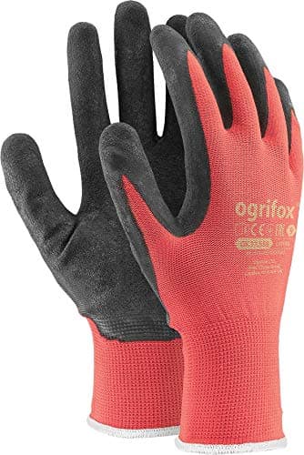 Image of 24 PAIRS NEW LATEX COATED WORK GLOVES SAFETY DURABLE GARDEN GRIP BUILDERS (L - 9)