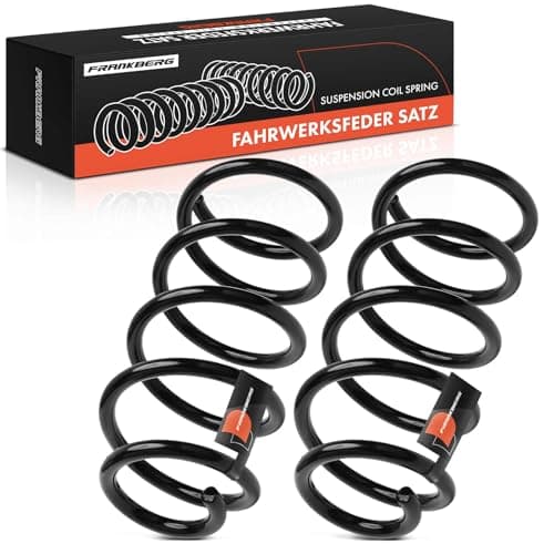 Image of Frankberg 2x suspension spring feathers Rear Left Right Compatible with Punto 188 1.2 1999-2003 Punto 188 1.9 1999-2002 Replace# 46749803