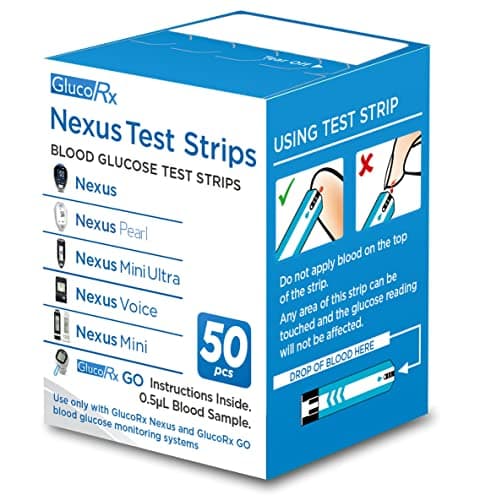 Image of GlucoRx Nexus Test Strips
