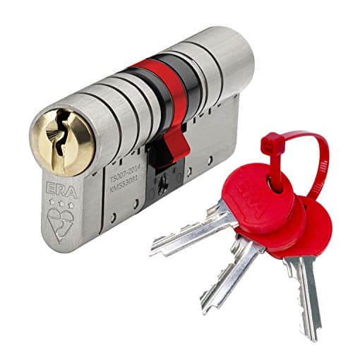 Image of Era Fortress 3 Star Anti Snap Euro Cylinder Barrel High Security TS007 UPVC Door Lock 45/45 (90mm)