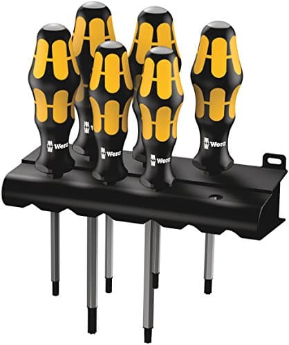 Image of Wera 977/6 TORX® Kraftform Chiseldriver screwdriver set, 6pc, 05024410001