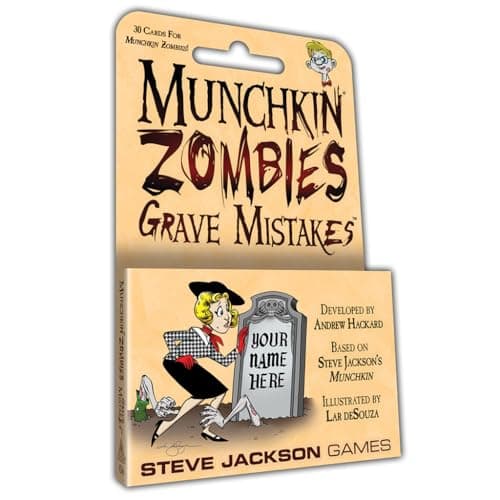 Image of Steve Jackson Games | Munchkin Zombies Grave Mistakes | Card Game | English