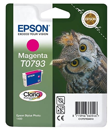 Image of Epson Owl T0793 Ink Cartridge, Magenta, Genuine