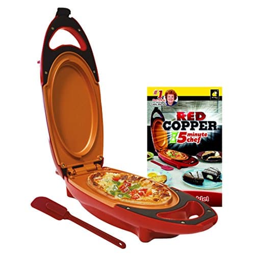 Image of High Street TV Red Copper 5-Minute Chef - Omelette Pan Non-Stick Omlette Maker Cooker That Will Cook Your Favourite Meals in 5 Minutes or Less
