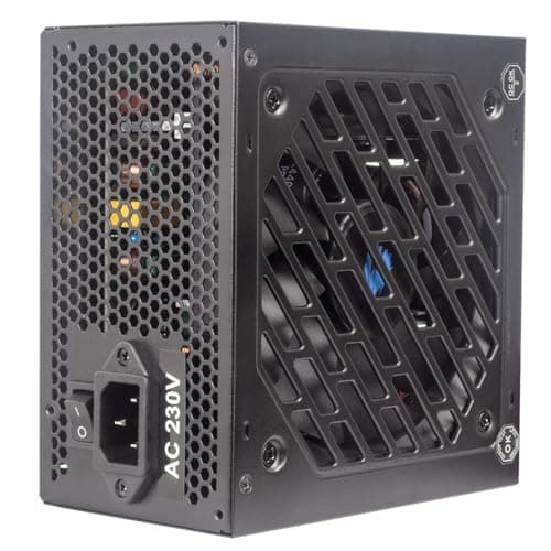 Image of JUSTOP 650W ATX Gaming PSU, 80 Plus Bronze Rated Power Supply, With 120mm Quiet Cooling Fan, 4+4 Pin 12V, 2x 8-Pin PCIe, 6x SATA (650W - Black)