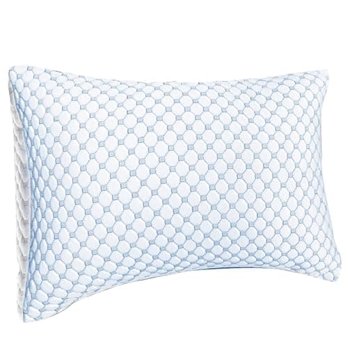 Image of Olivia Rocco Ice Cool Pillow Hypoallergenic Cooling Memory Filled Pillows Stay Cold Medium Support