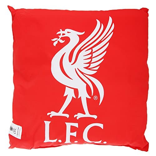 Image of Liverpool FC Childrens/Kids Official Filled Football Crest Cushion (One Size) (Red)