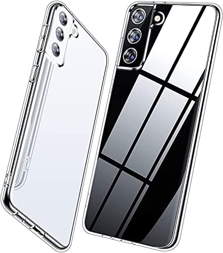 Image of AMAZE!UK Compatible with Samsung Galaxy S21 Plus 5G (6.7") Clear Case,Premium Shock Proof 360 Crystal Hybrid Phone Cover (Hard PC Back + Flexible Front TPU) (Samsung Galaxy S21 Plus 5G)