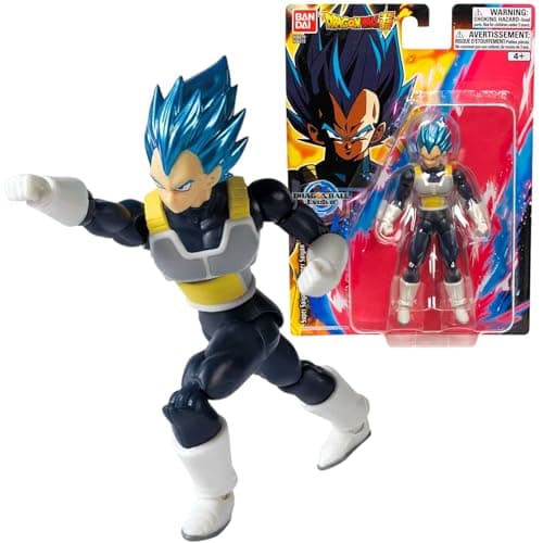 Image of Dragon Ball Super Evolve SS God Blue Vegeta Figure | Dragon Ball Super SS God Blue Vegeta Toy Figure | Anime Gifts and Merch From Your Favourite Series | 12.5 cm