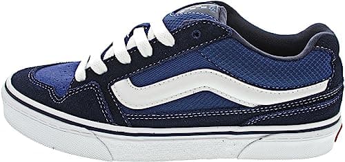Image of Vans Men's Caldrone Sneaker, Suede/Mesh Navy/Stv Navy, 11 UK