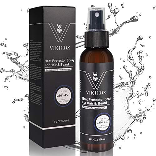 Image of VIKICON Beard &Hair Heat Shield Protectant Spray, Hair Protectant Spray From Heat Thermal Protector, 4FL.OZ/120ml