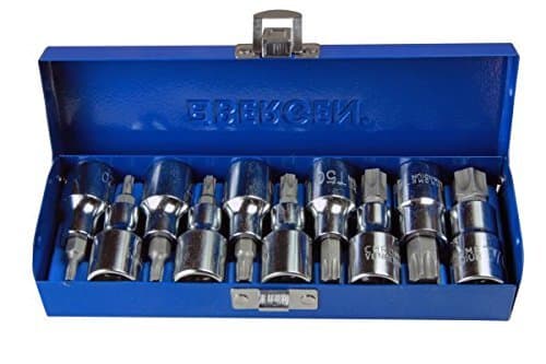 Image of Bergen 10 piece 1/2 Torx TRX-Star BIT Socket Set 1/2" Drive 10pc B1128
