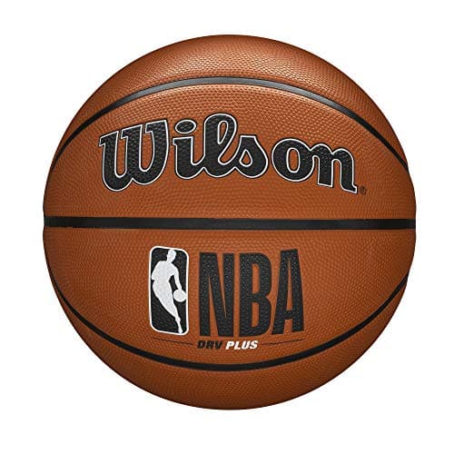 Image of Wilson Basketball, NBA DRV Plus Model, Outdoor, Rubber, Size: 7, Brown