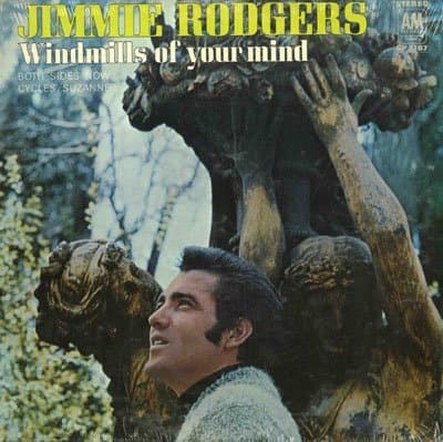 Image of JIMMIE RODGERS (2ND) - windmills of your mind A&M 4187 (LP vinyl record)