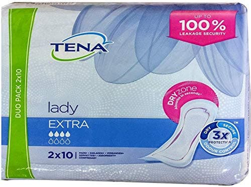 Image of Tena Lady Extra 2 x 10 Pads