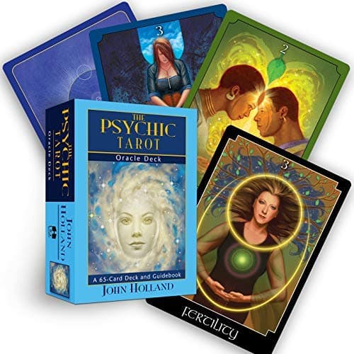 Image of The Psychic Tarot Oracle Cards: a 65-Card Deck, plus booklet! by Holland, John (2009) Cards