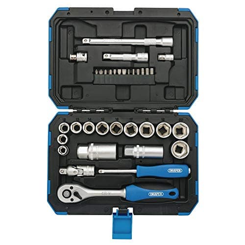Image of Draper 89558 3/8" Sq. Dr. Metric Socket Set (34 Piece)