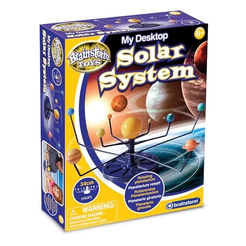Image of Brainstorm Toys Desktop Solar System – Rotating Planetarium Model with 34cm Span, Educational Space Science Toy for Kids