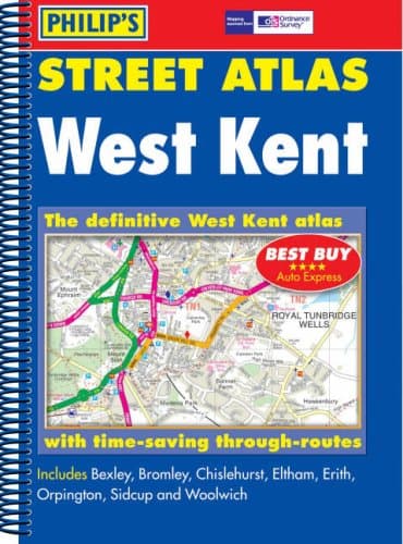 Image of Philip's Street Atlas West Kent