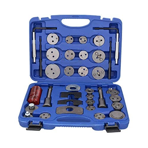 Image of AB Tools 35pc Left & Right Hand Brake Calliper/Calliper Wind Back Tool Piston Kit AU003