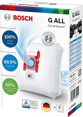 Image of Bosch BBZ41FGALL Vacuum Bags Power Pro Tect Dustbag Type G All Suitable for All Bosch (Except Canister Vacuum Cleaner BSG8)
