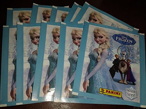 Image of 10 packets of Panini Disney Frozen Enchanted Moments Stickers (50 random stickers)