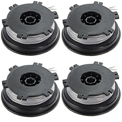 Image of SPARES2GO Twin Feed Dual Strimmer Line & Spool for Bosch ART35 Art 35 Trimmer (8m x 1.5mm, Pack of 4)