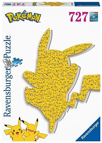 Image of Ravensburger Pokemon Toys - 727 Piece Shaped Pikachu Jigsaw Puzzle for Adults and Kids Age 14 Years Up