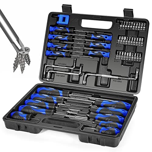 Image of SORAKO 51-Piece Screwdriver Set, Multi-Purpose Magnetic Screwdriver Set with Case, Precision Screwdrivers tool Kit for Home Repair/Improvement/Craft/Men Gift