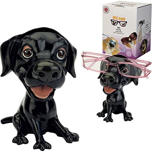 Image of Arora 8013 Black Labrador OptiPaws Spectacle/Glasses Holder Design, Multicolour, One Size