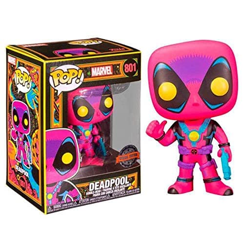 Image of POP! Marvel 801 Blacklight - Deadpool Blacklight Special Edition, Cranberry
