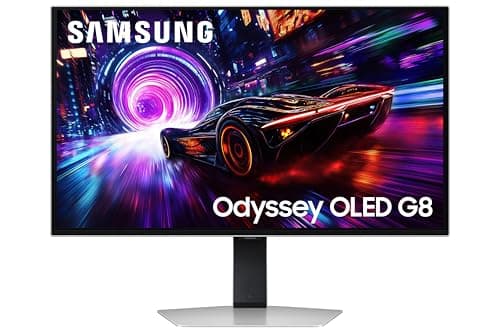 Image of Samsung 27 Inch Odyssey OLED G81SF Gaming Monitor - 4K, 3840 x 2160, 240 Hz, QD-OLED, 0.03 ms(G/G), AMD FreeSync Premium Pro, G-Sync Compatible, Safeguard+ for Burn-in, Glare-Free, LS27FG816SUXXU