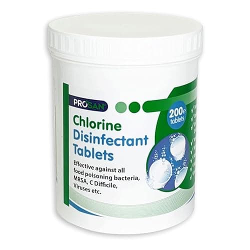 Image of Hygiene4less Prosan Chlorine Disinfectant Tablets 200 per Tub Creates a Ready To Use Disinfectant Solution