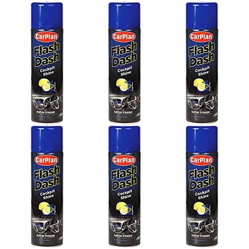 Image of CarPlan FSC506 Flash Dash Satin Dashboard Shine Interior Cleaner Citrus 500ml x6