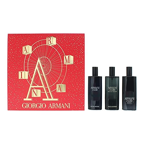 Image of Giorgio Armani Code Gift Set 15ml Code EDT + 15ml Code EDP + 15ml Code Parfum