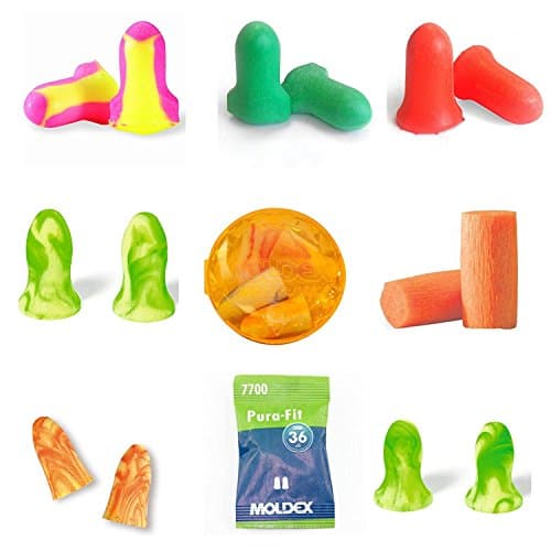 Image of Moldex Howard Leight by Honeywell Soft Foam Ear Plug Variety Trial Pack 10 Pairs