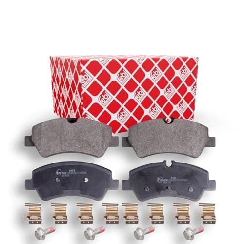 Image of febi bilstein 16963 Brake Pad Set with fastening material, 1 unit