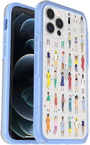 Image of OtterBox Symmetry Clear Series Case for iPhone 12 & iPhone 12 Pro (Only) - Retail Packaging - Stand Up