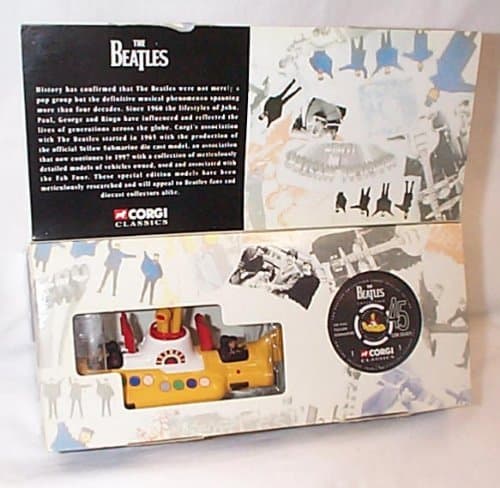 Image of corgi classic THE.BEATLE'S yellow submarine vehicle rare diecast model