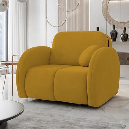 Image of Agritrade AK VIVA COMFY I Armchair Bed with Storage | Compact Chair with Sleeping Function 196x80cm | Freestanding Upholstered Armchair | No Assembly Required