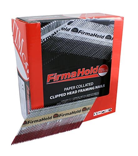 Image of TIMCO FirmaHold Collated Clipped Head Nails - Trade Pack - Ring Shank - Bright - Box of 3300 (Packagaing May Differ)