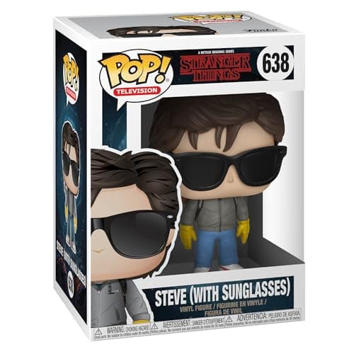 Image of Funko POP! Vinyl: Stranger Things: Steve Harrington With Sunglasses - Collectable Vinyl Figure - Gift Idea - Official Merchandise - Toys for Kids & Adults - TV Fans - Model Figure for Collectors
